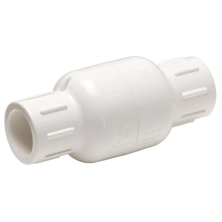 Homewerks Check Valve 1/2-in D X 1/2-in D Solvent PVC Spring Loaded VCKP40E3B